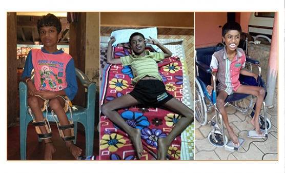 Help in improving the quality of life of more than 100 disabled youth/children in Karnataka