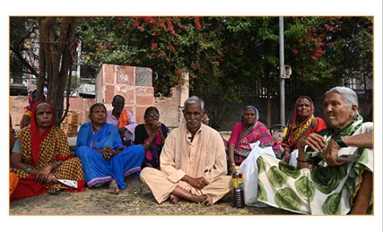 Providing ration to the elderly